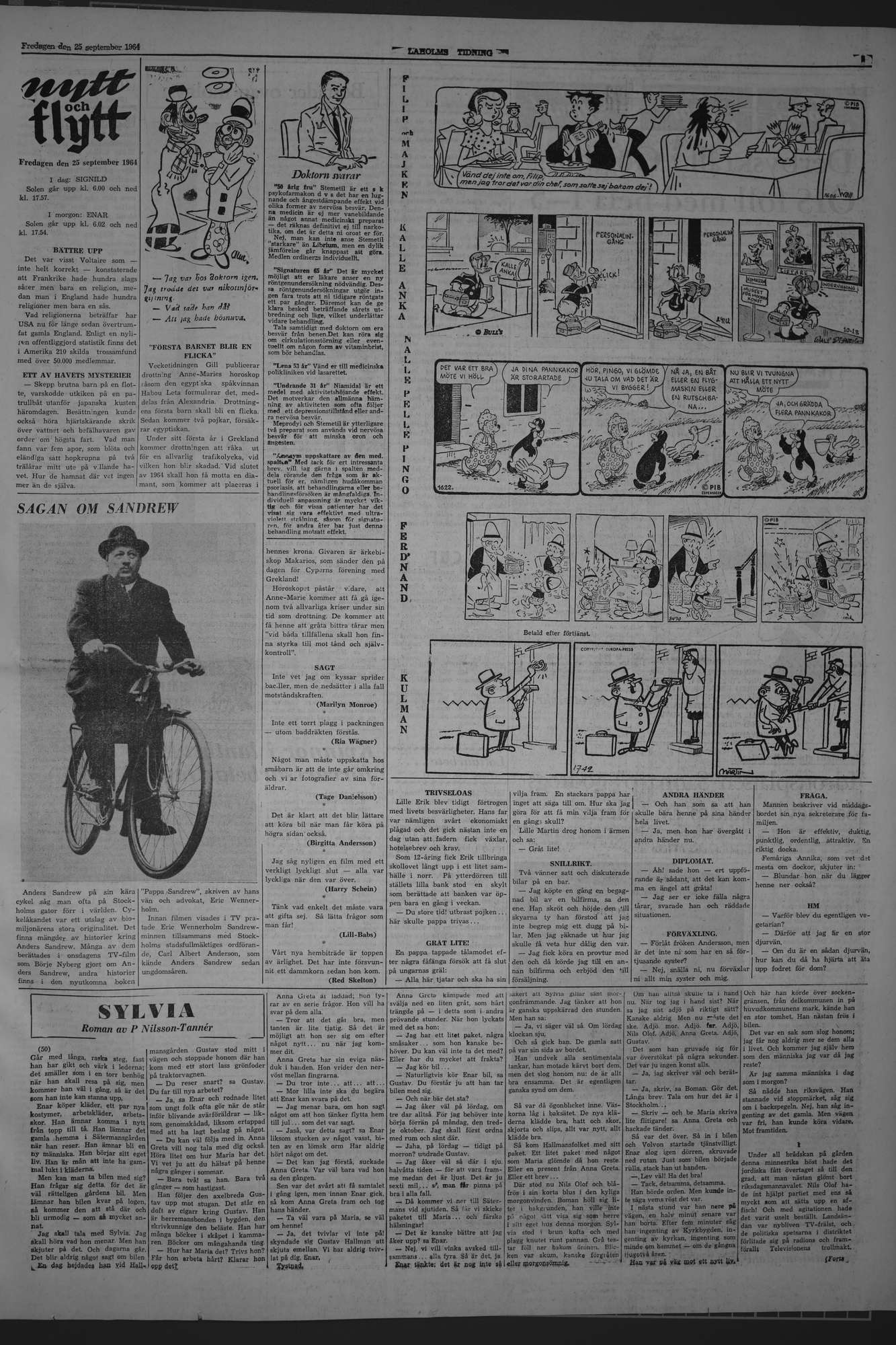 Laholms Tidning Fredag 25 september 1964, sida 5