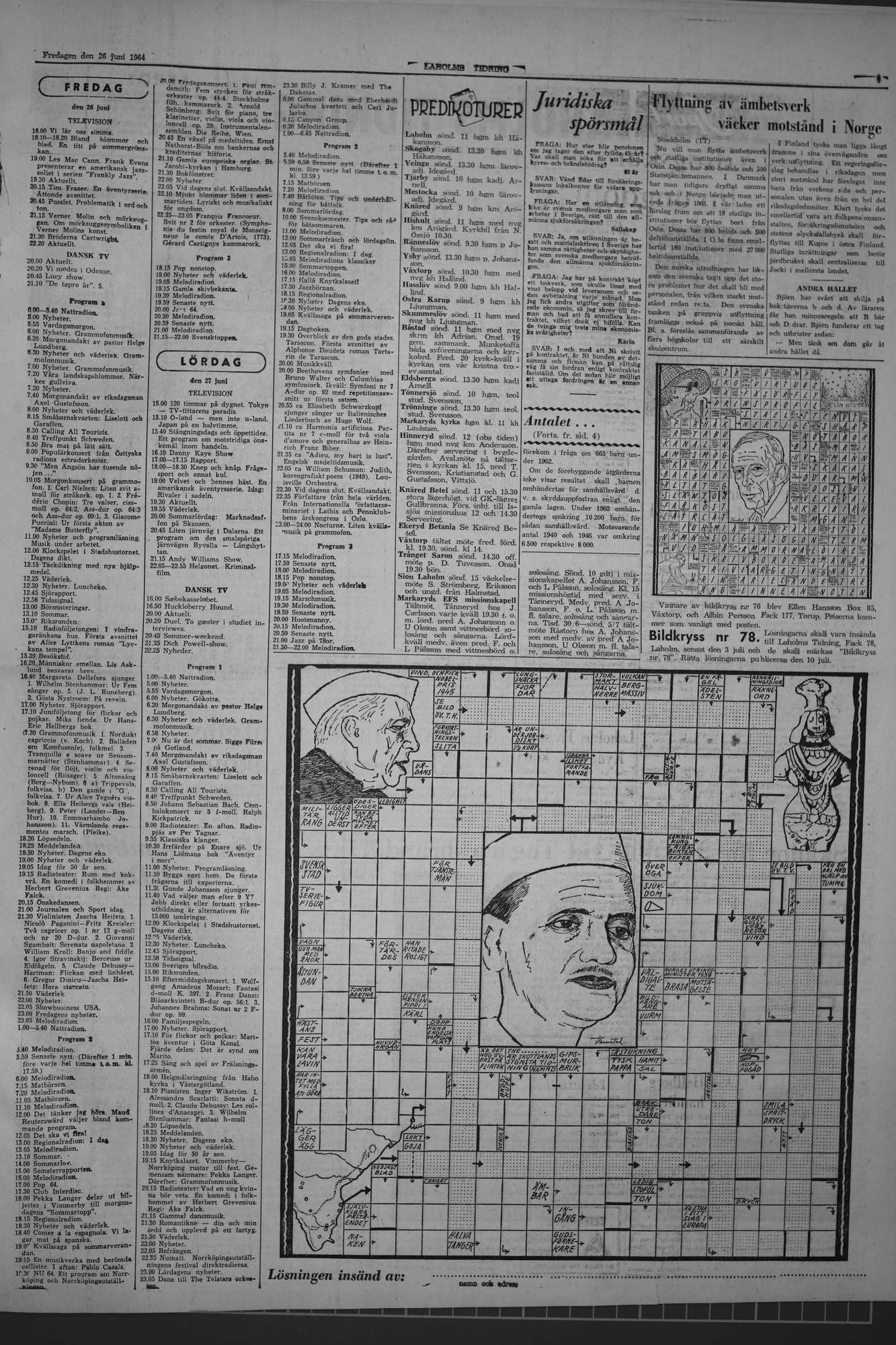 Laholms Tidning Fredag 26 juni 1964, sida 7