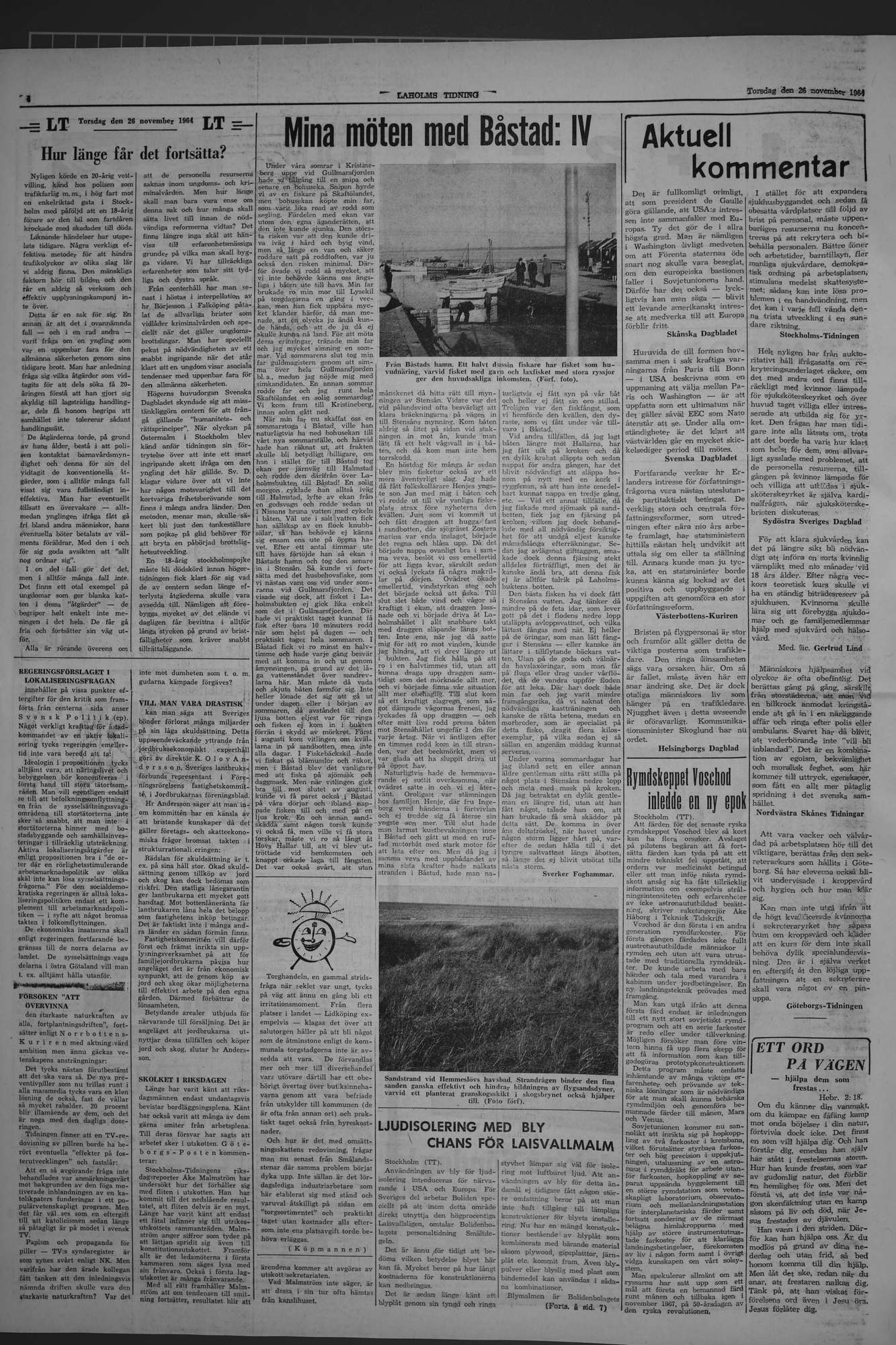 Laholms Tidning Torsdag 26 november 1964, sida 4