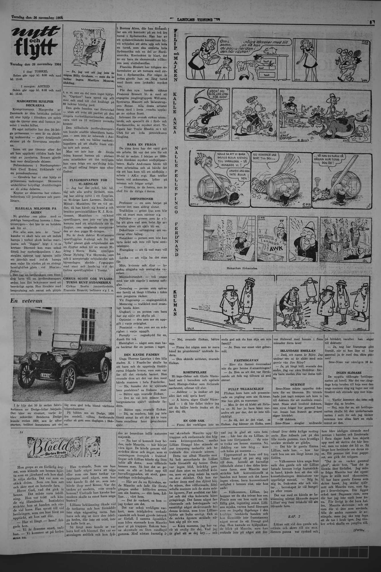 Laholms Tidning Torsdag 26 november 1964, sida 5