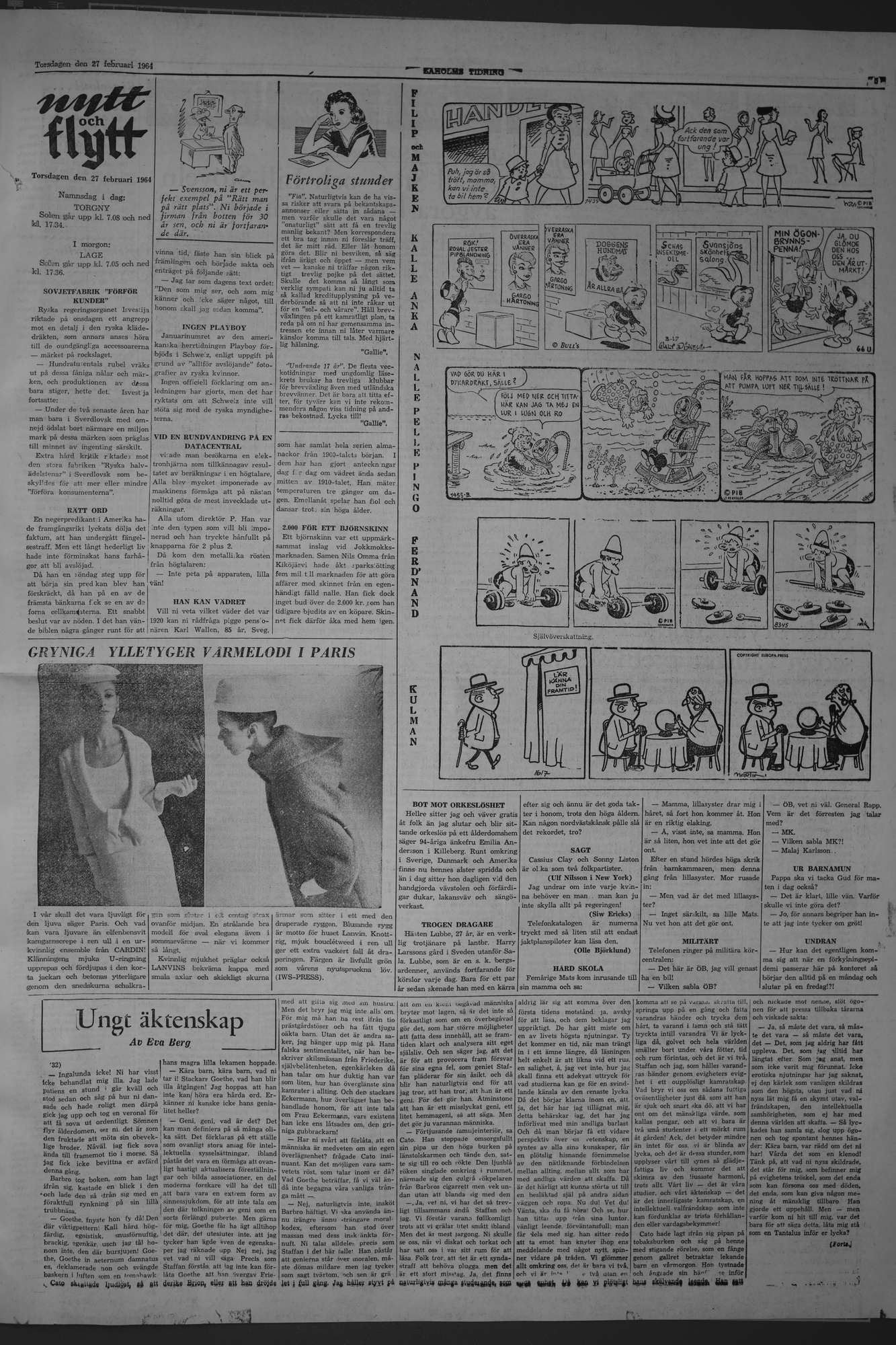 Laholms Tidning Torsdag 27 februari 1964, sida 5