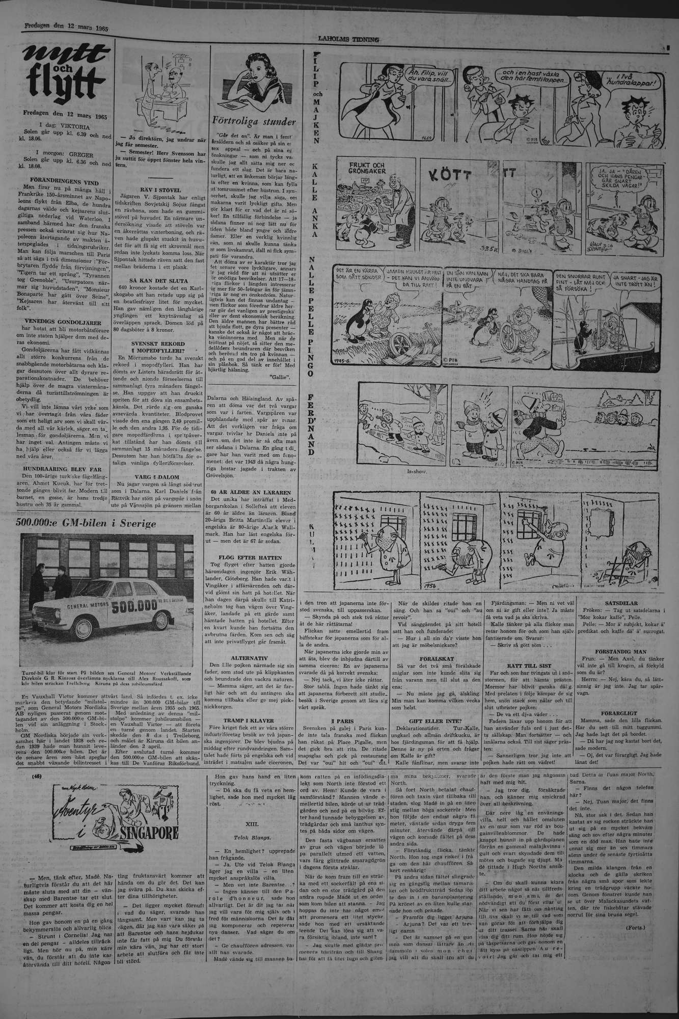 Laholms Tidning Fredag 12 mars 1965, sida 5