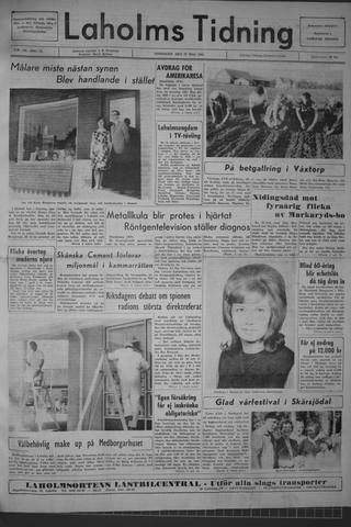 Förstasidan, Onsdag 27 maj 1964