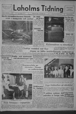 Förstasidan, Fredag 27 november 1964