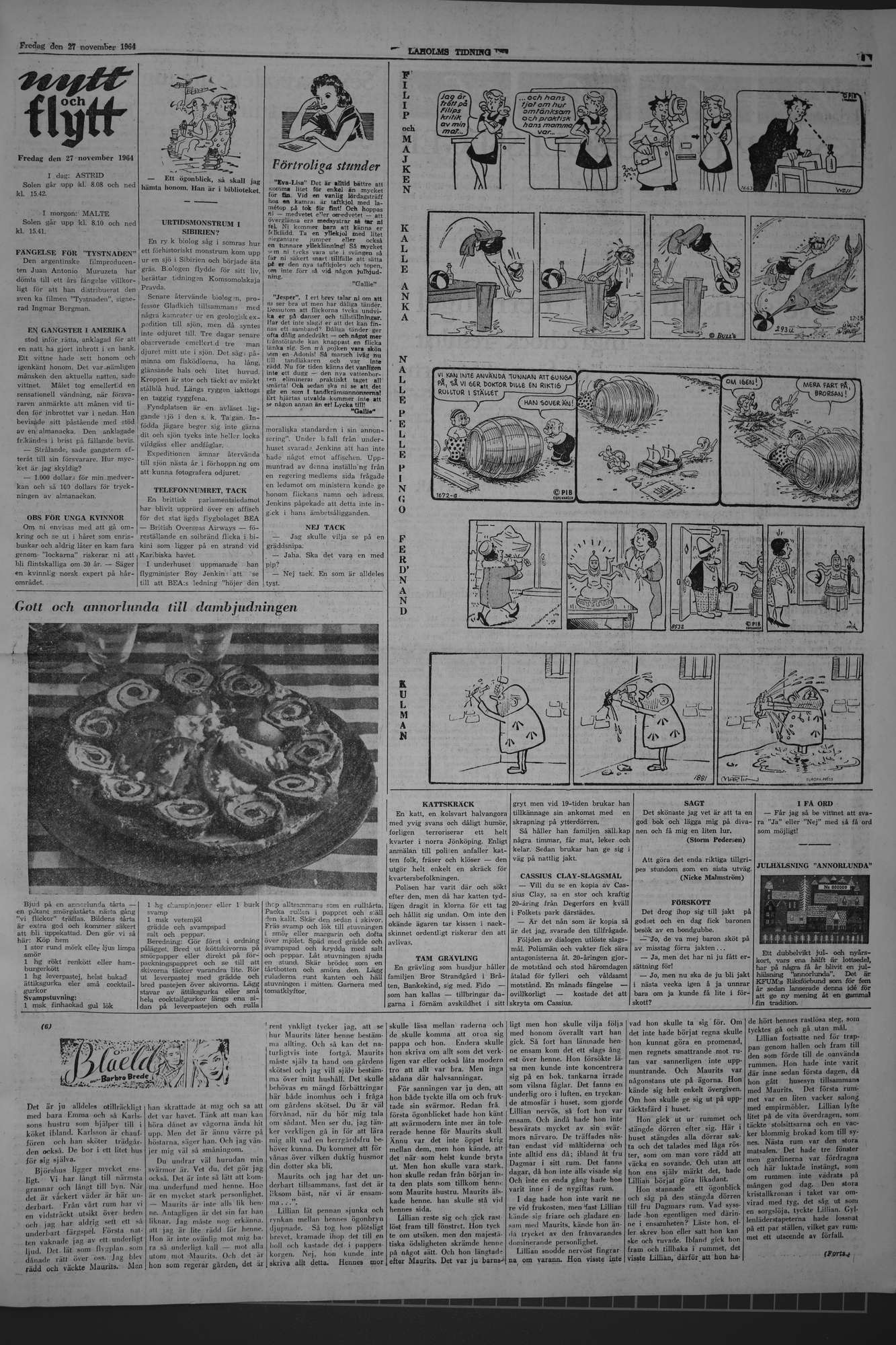 Laholms Tidning Fredag 27 november 1964, sida 5