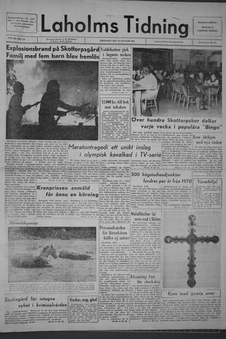 Förstasidan, Fredag 28 augusti 1964