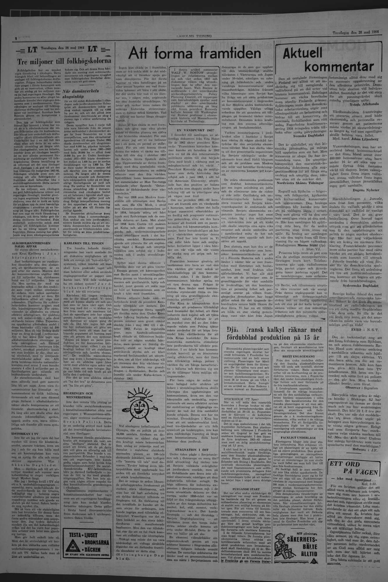 Laholms Tidning Torsdag 28 maj 1964, sida 4