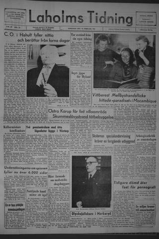 Förstasidan, Lördag 29 februari 1964