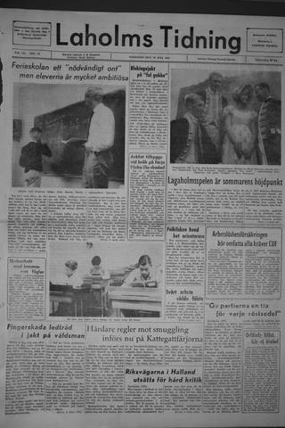 Förstasidan, Onsdag 29 juli 1964