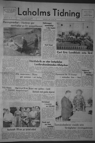 Förstasidan, Fredag 29 maj 1964