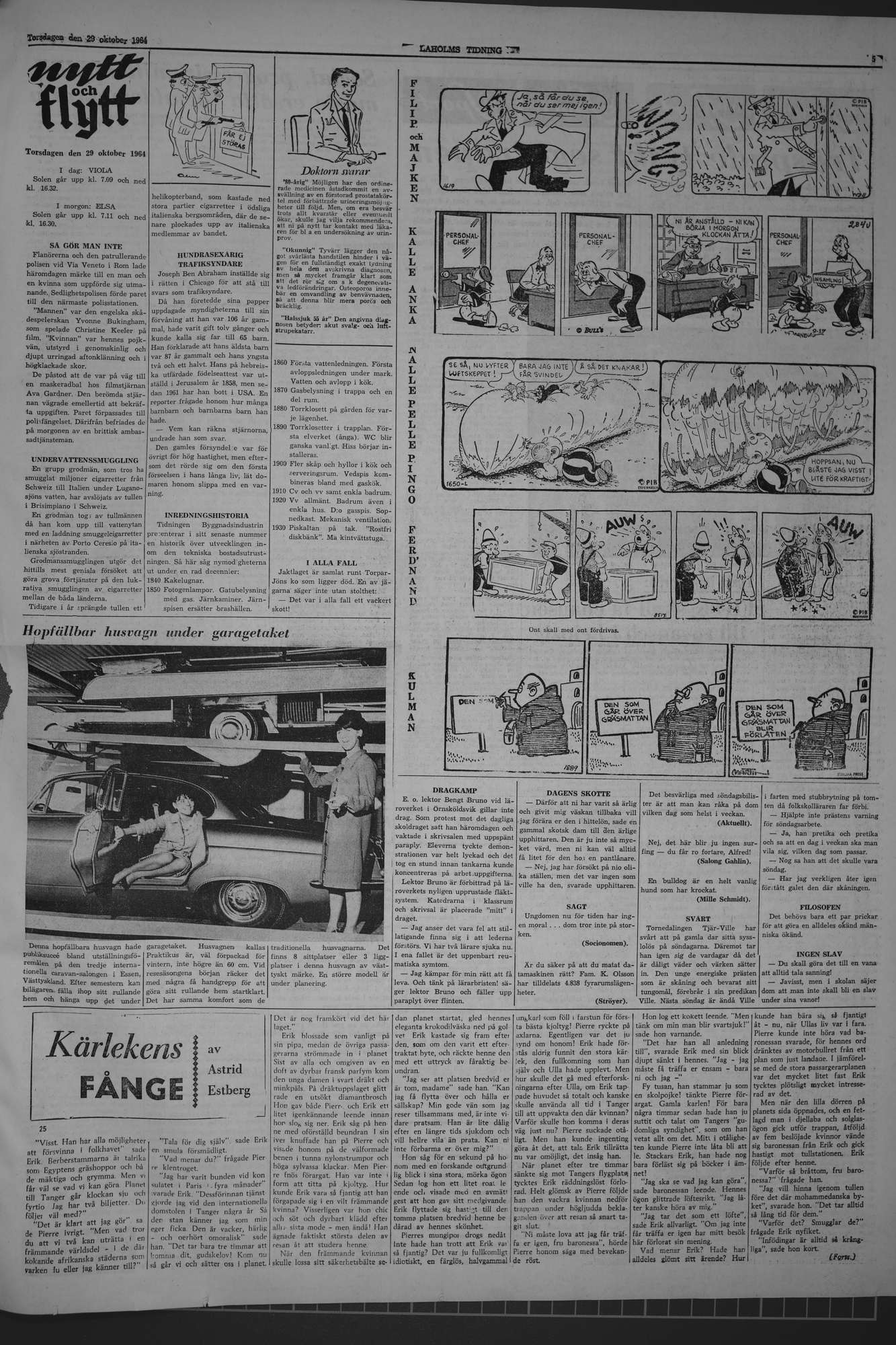 Laholms Tidning Torsdag 29 oktober 1964, sida 5