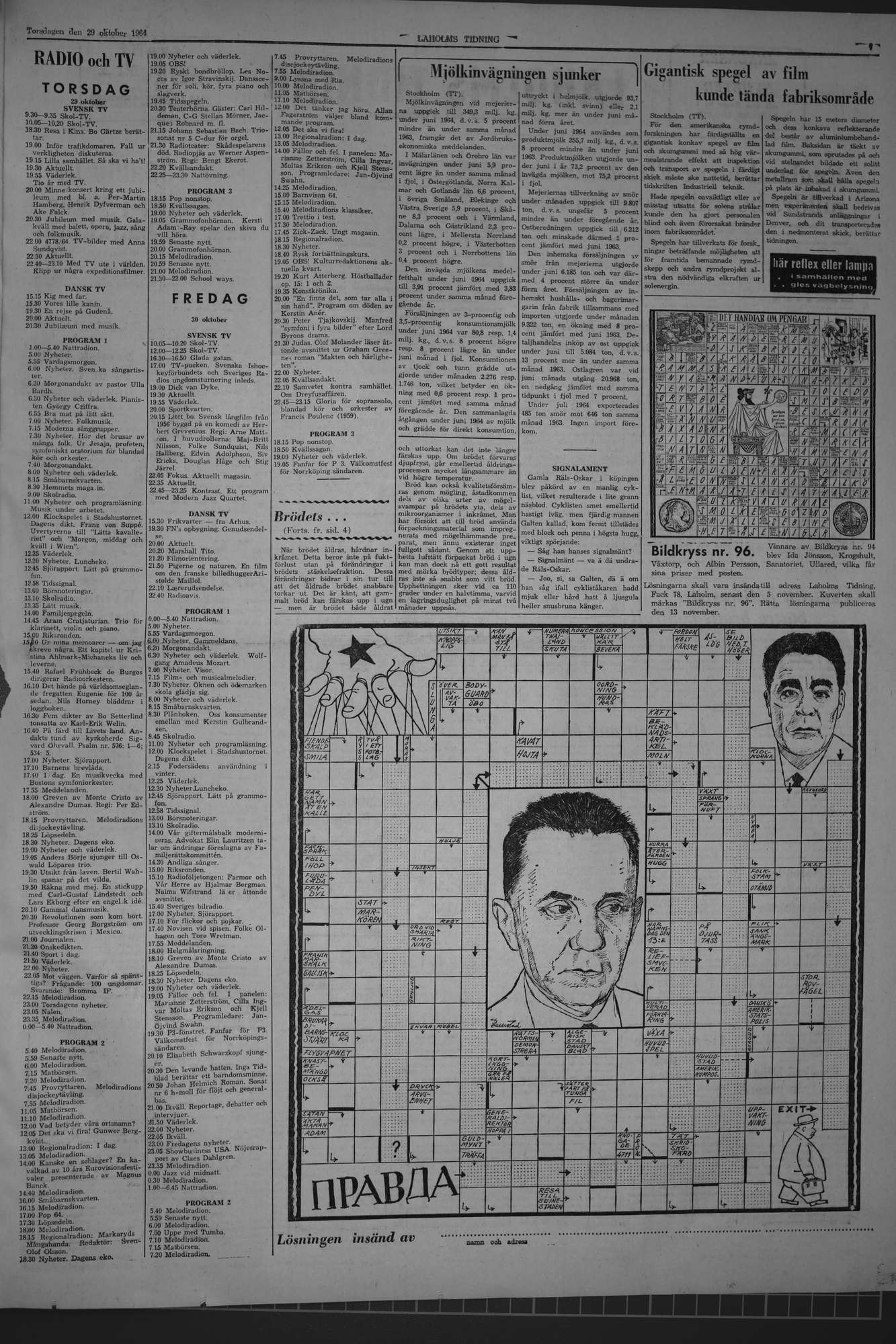 Laholms Tidning Torsdag 29 oktober 1964, sida 7