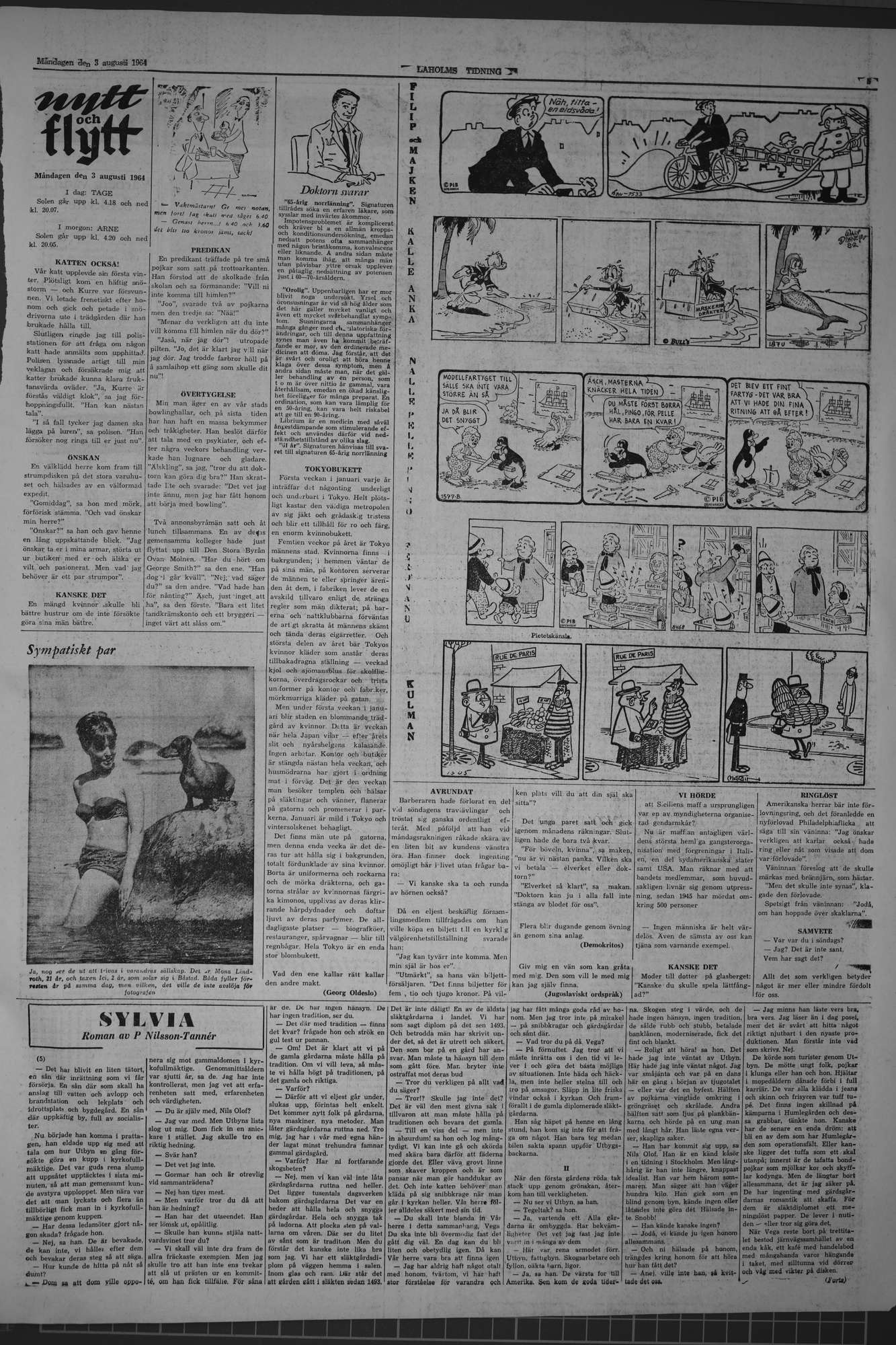 Laholms Tidning Måndag 3 augusti 1964, sida 5