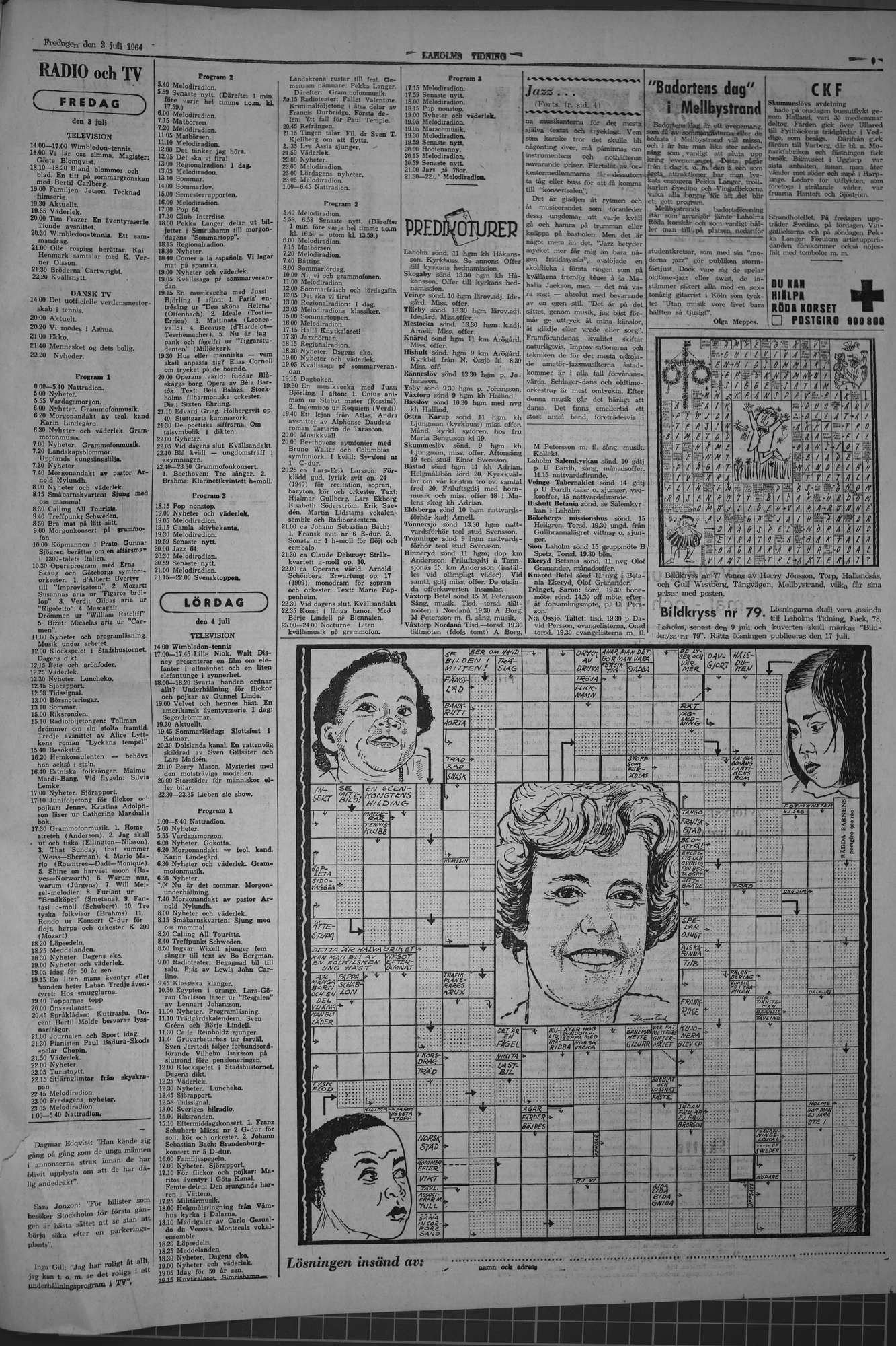 Laholms Tidning Fredag 3 juli 1964, sida 7