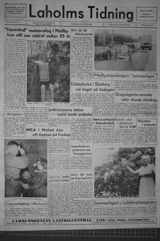 Förstasidan, Onsdag 3 juni 1964