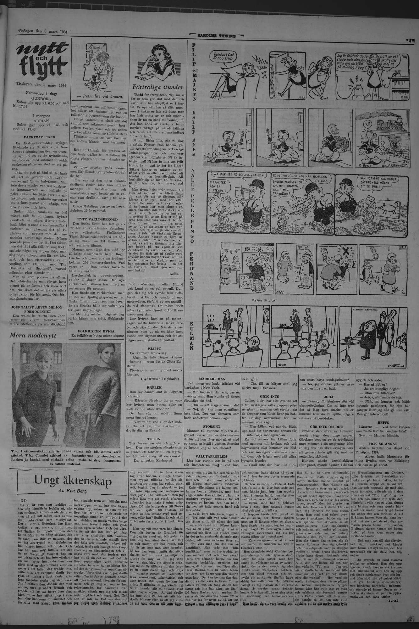 Laholms Tidning Tisdag 3 mars 1964, sida 5