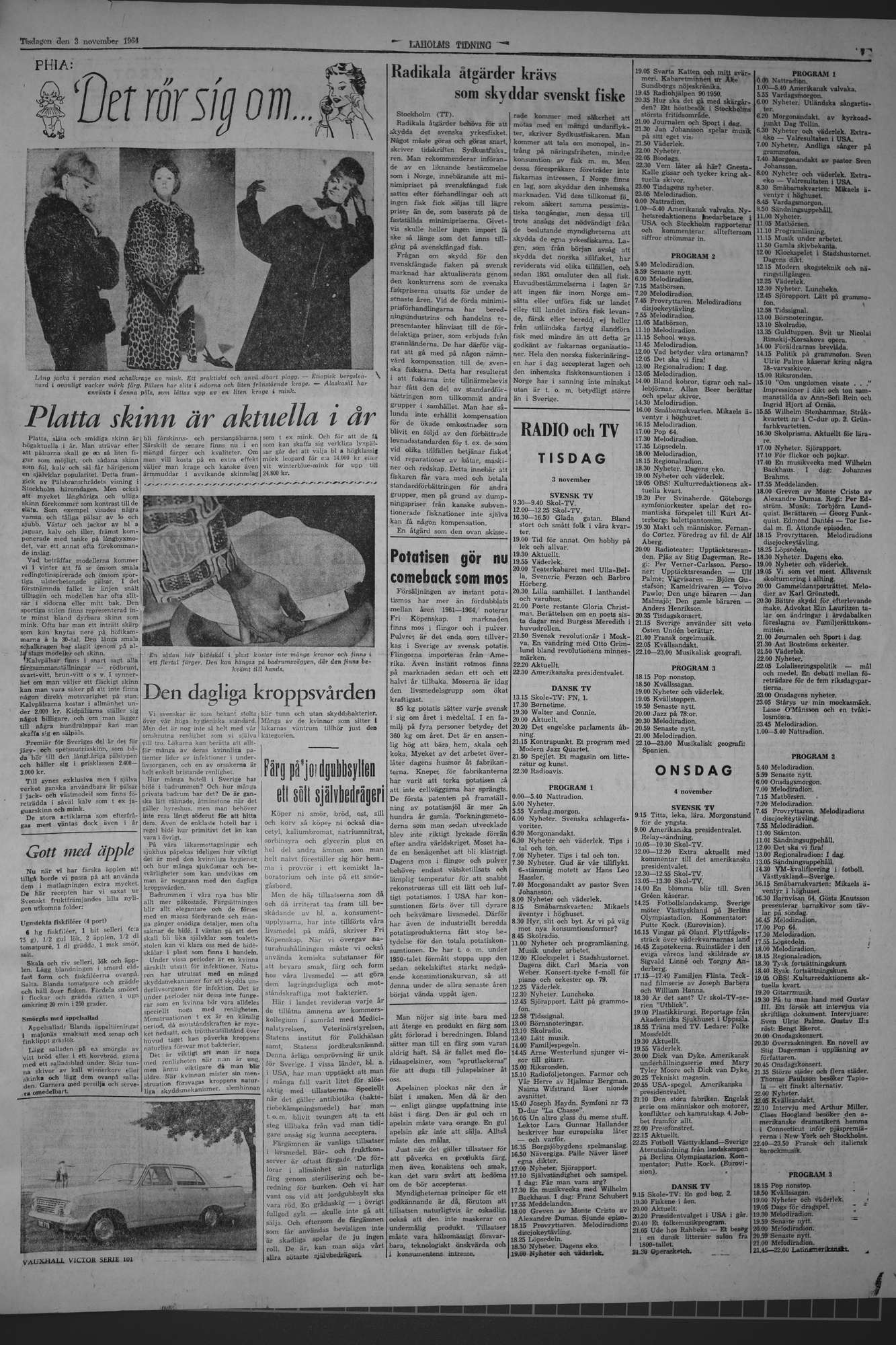 Laholms Tidning Tisdag 3 november 1964, sida 7