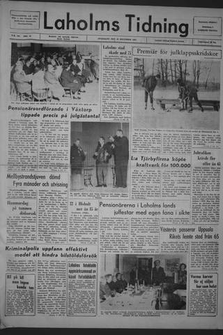 Förstasidan, Onsdag 30 december 1964