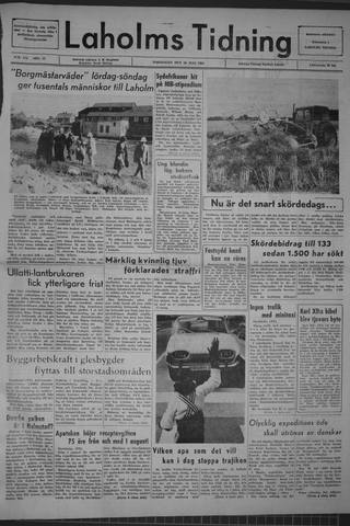 Förstasidan, Torsdag 30 juli 1964