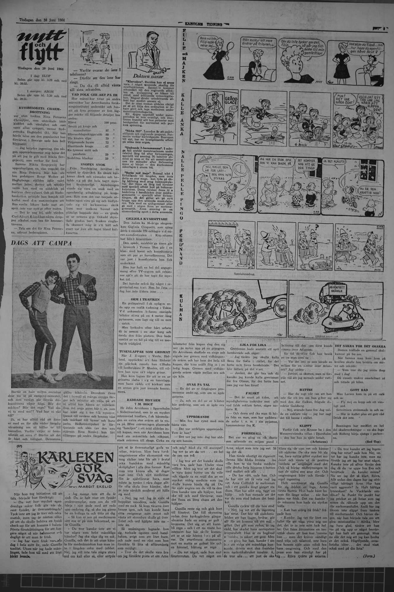Laholms Tidning Tisdag 30 juni 1964, sida 5