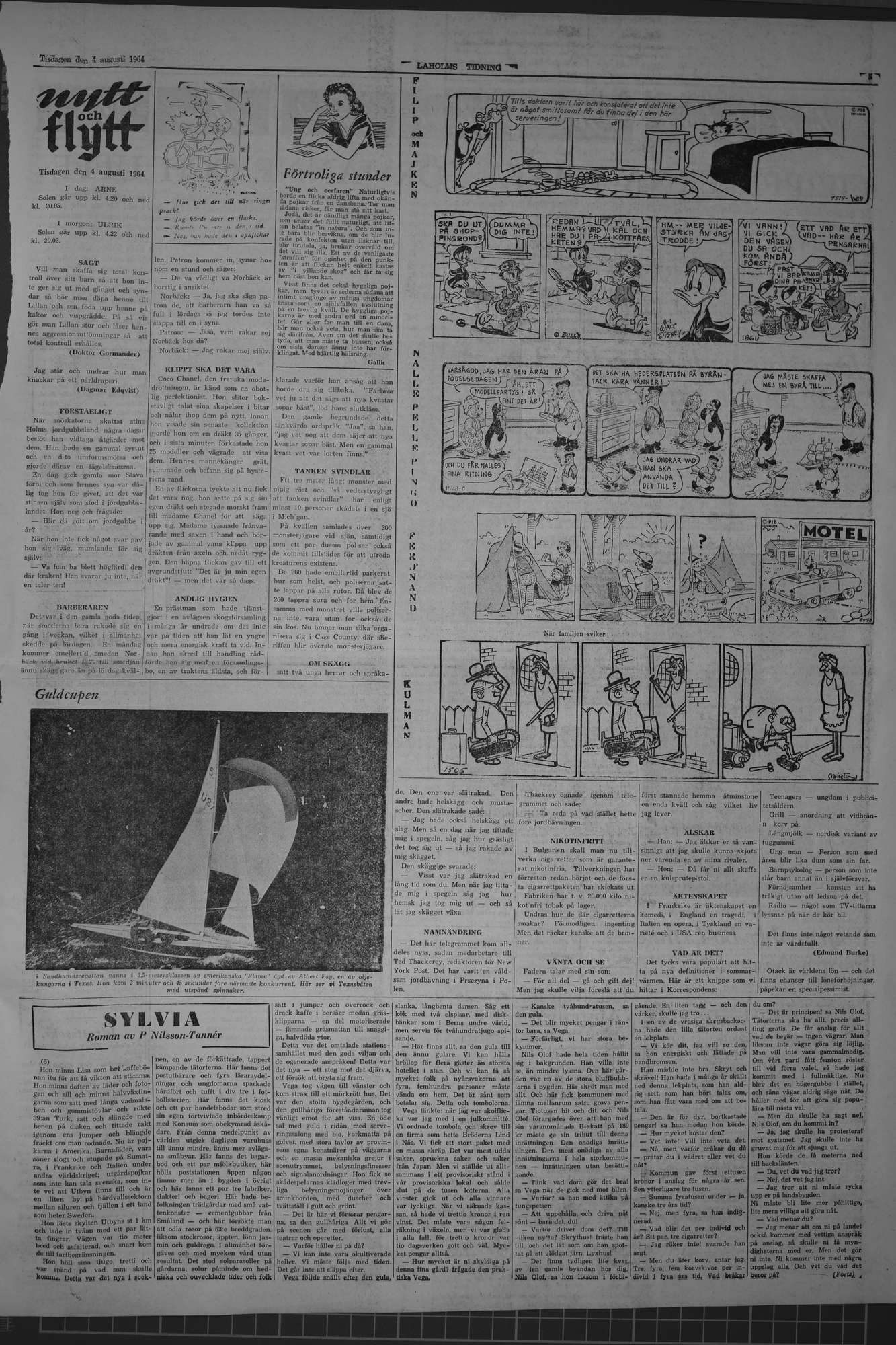 Laholms Tidning Tisdag 4 augusti 1964, sida 5