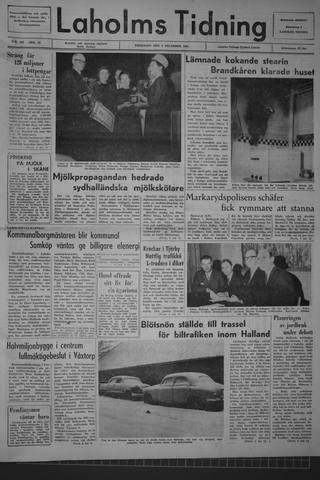 Förstasidan, Fredag 4 december 1964