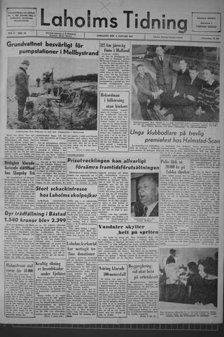 Förstasidan, Lördag 4 januari 1964