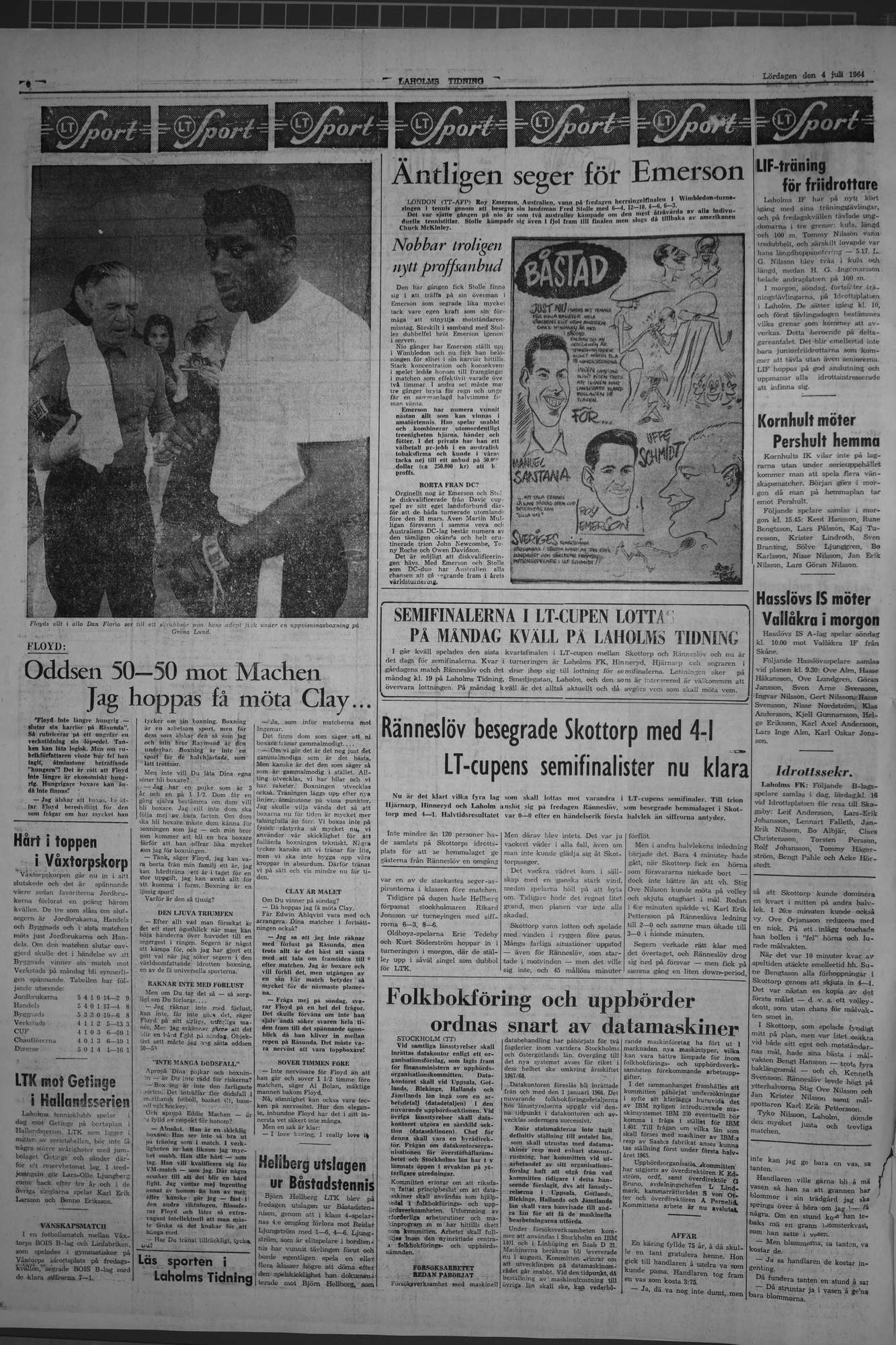 Laholms Tidning Lördag 4 juli 1964, sida 6