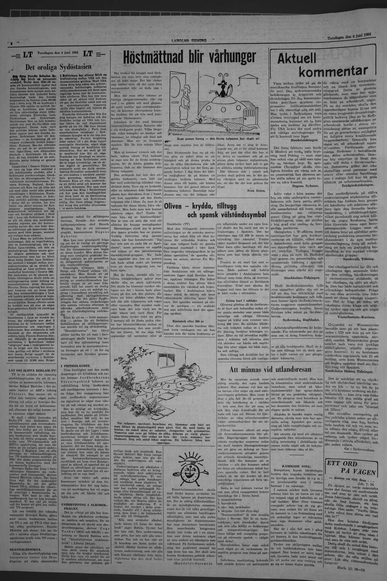 Laholms Tidning Torsdag 4 juni 1964, sida 4
