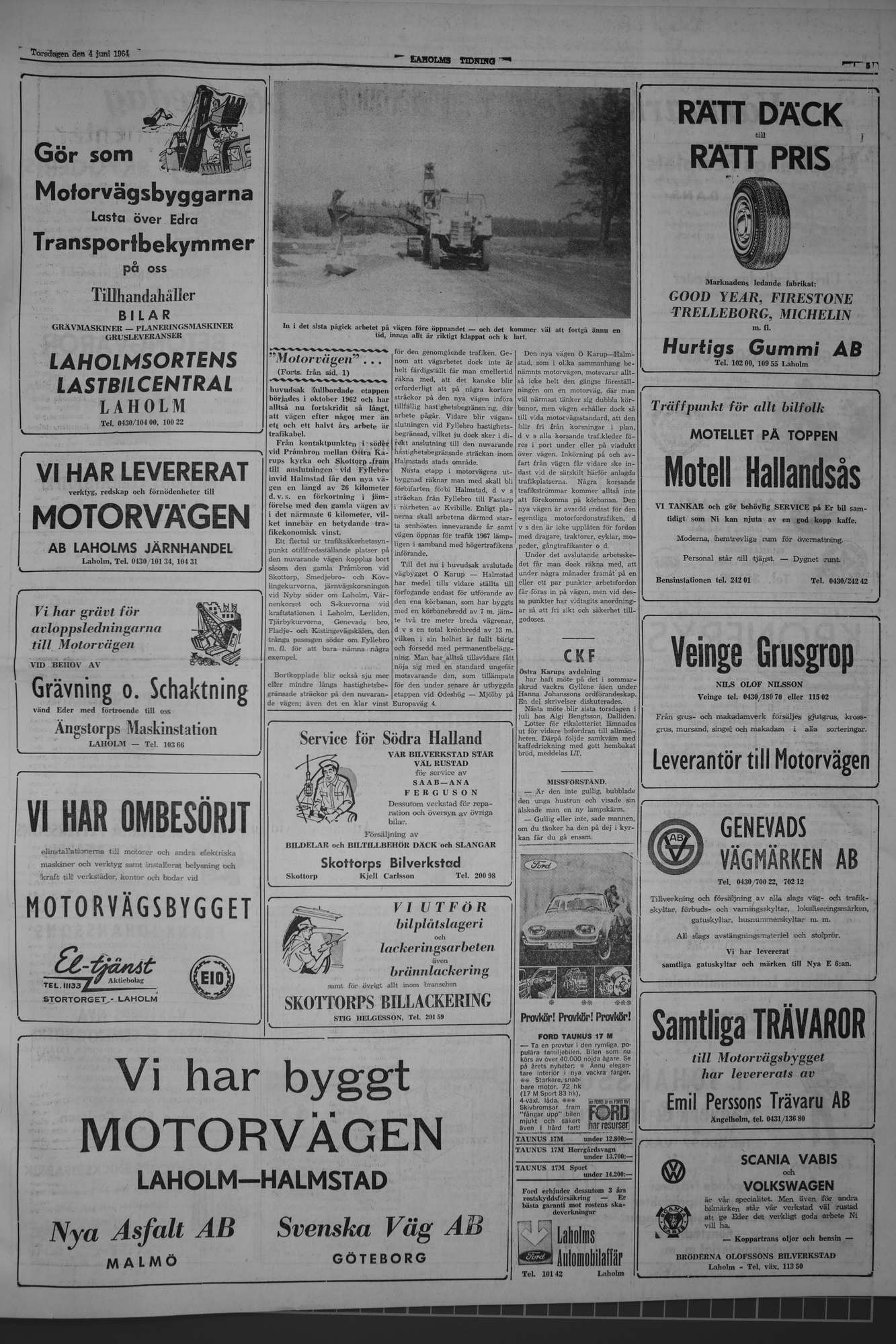 Laholms Tidning Torsdag 4 juni 1964, sida 5