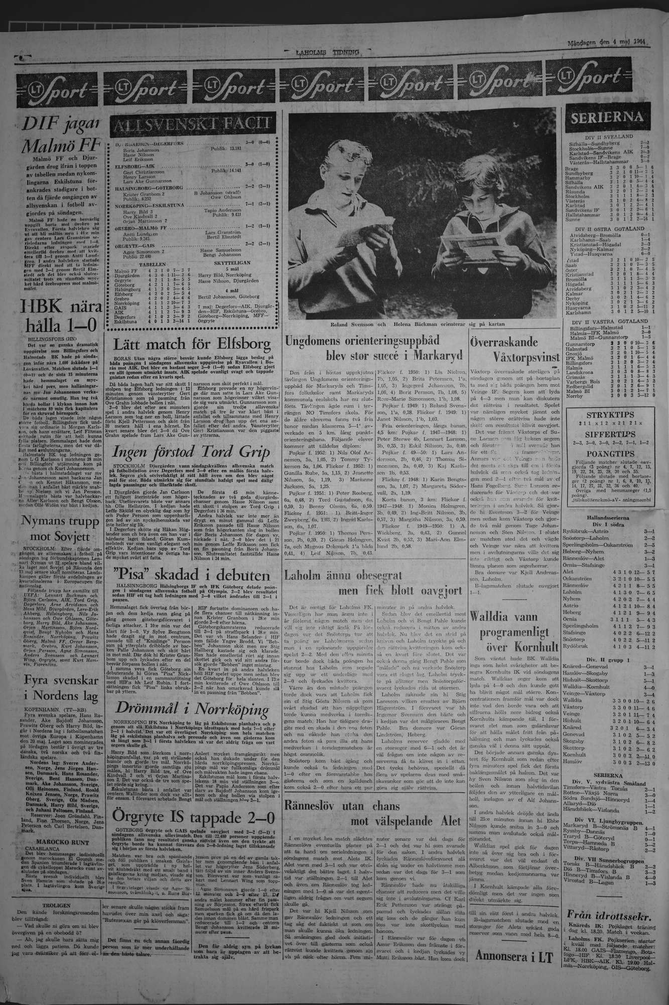 Laholms Tidning Måndag 4 maj 1964, sida 6