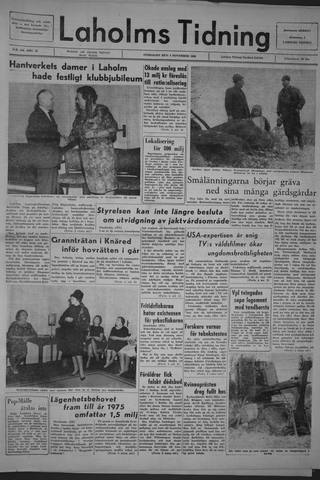 Förstasidan, Onsdag 4 november 1964