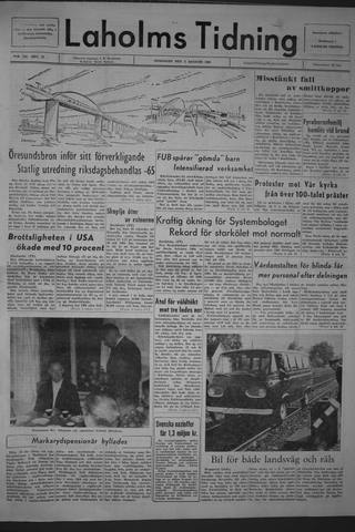 Förstasidan, Onsdag 5 augusti 1964