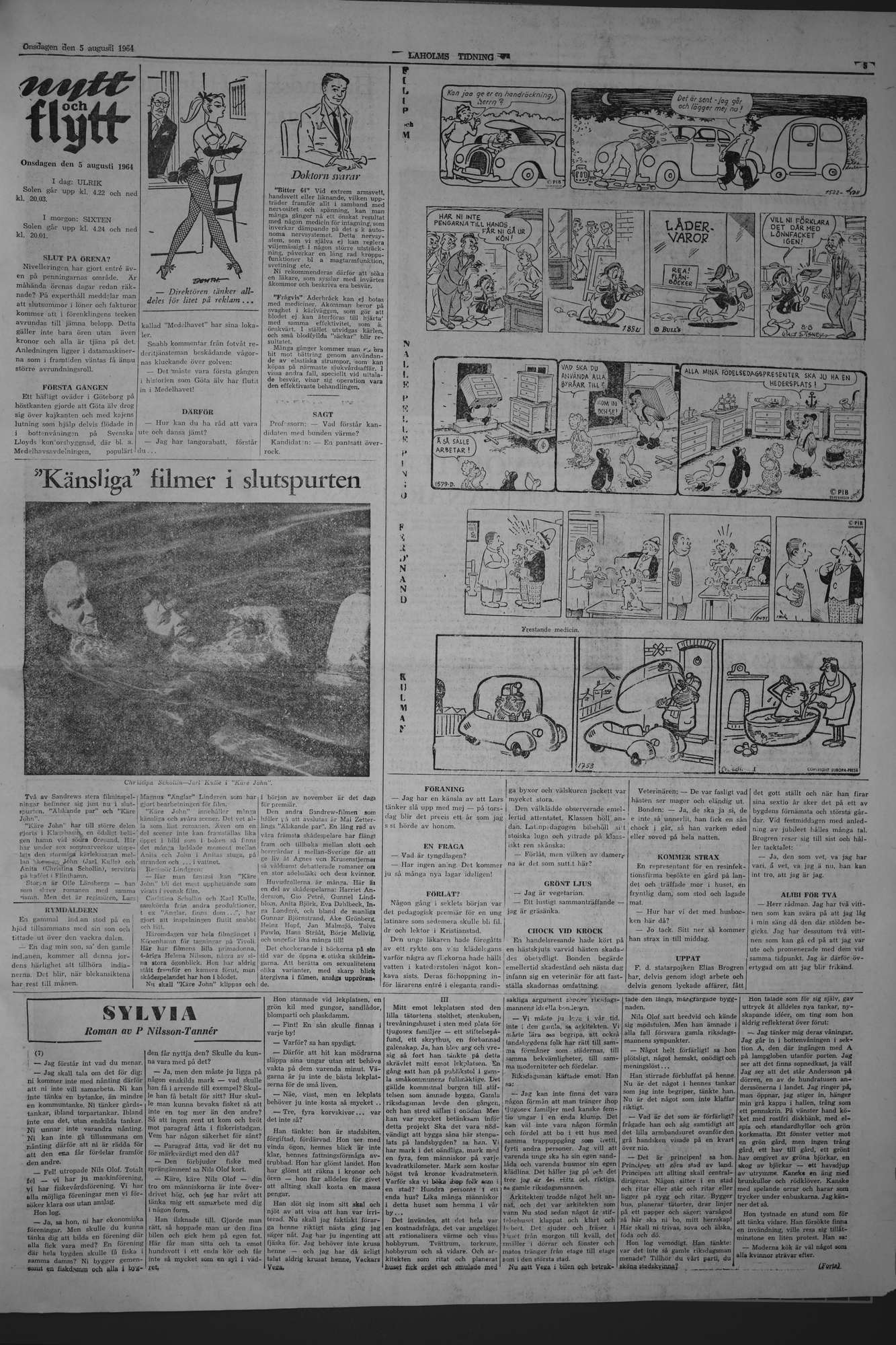 Laholms Tidning Onsdag 5 augusti 1964, sida 5
