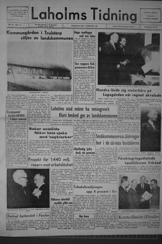 Förstasidan, Onsdag 5 februari 1964