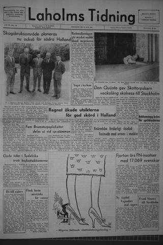 Förstasidan, Fredag 5 juni 1964