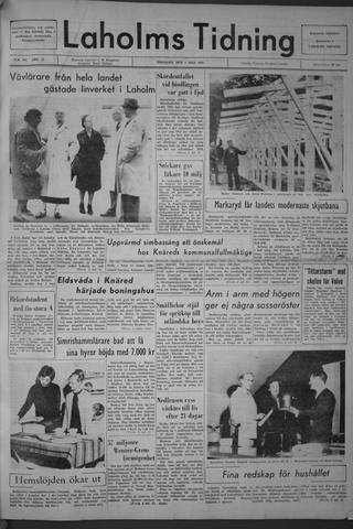 Förstasidan, Tisdag 5 maj 1964