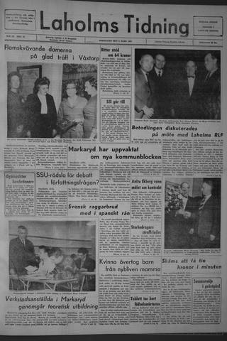 Förstasidan, Torsdag 5 mars 1964