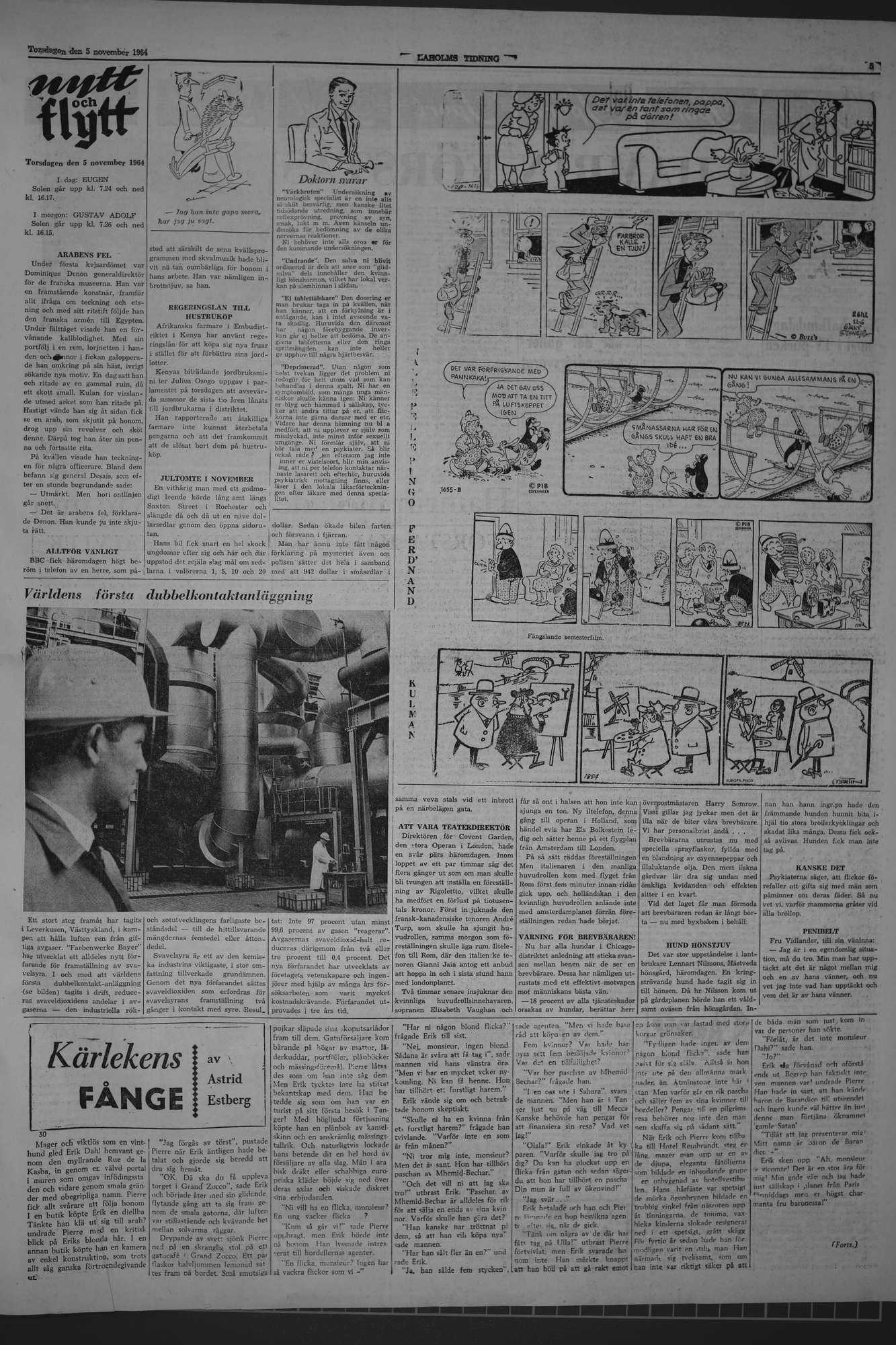 Laholms Tidning Torsdag 5 november 1964, sida 5