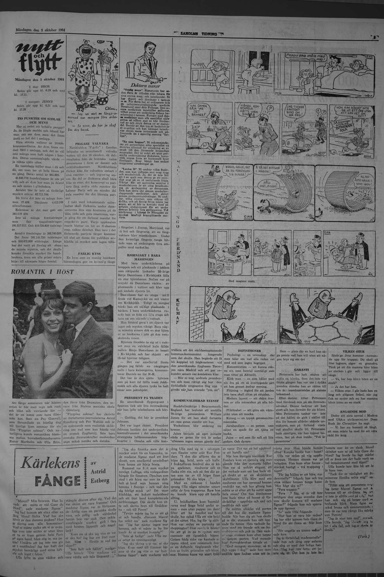 Laholms Tidning Måndag 5 oktober 1964, sida 5