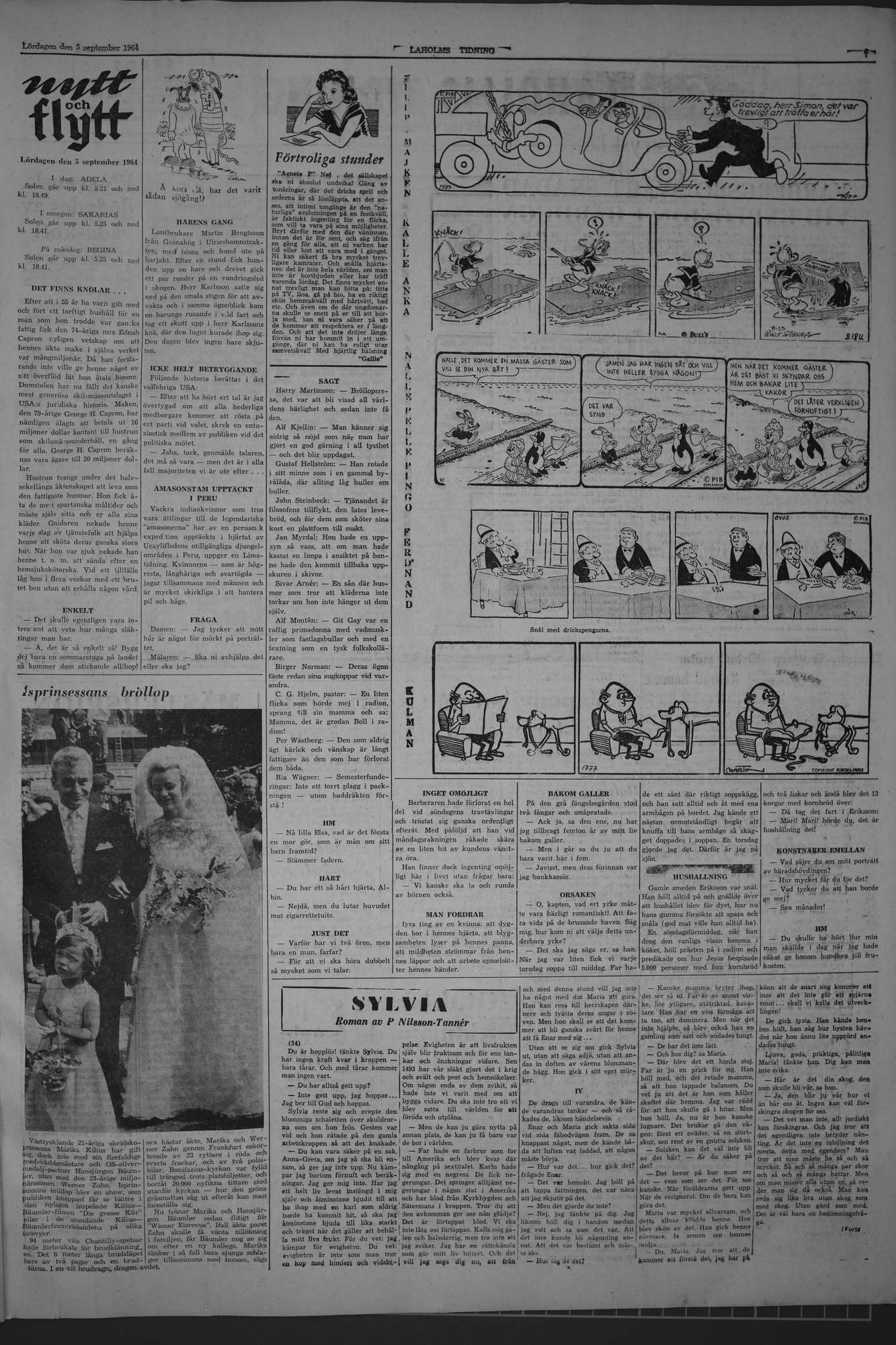 Laholms Tidning Lördag 5 september 1964, sida 7