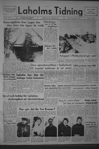Förstasidan, Torsdag 6 februari 1964
