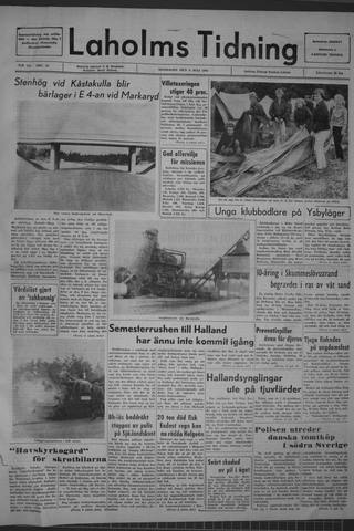 Förstasidan, Måndag 6 juli 1964