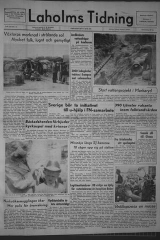 Förstasidan, Lördag 6 juni 1964