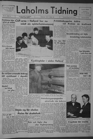 Förstasidan, Fredag 6 mars 1964