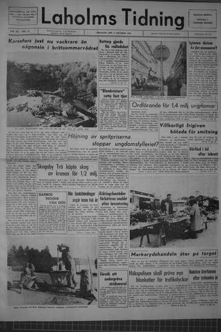 Förstasidan, Tisdag 6 oktober 1964