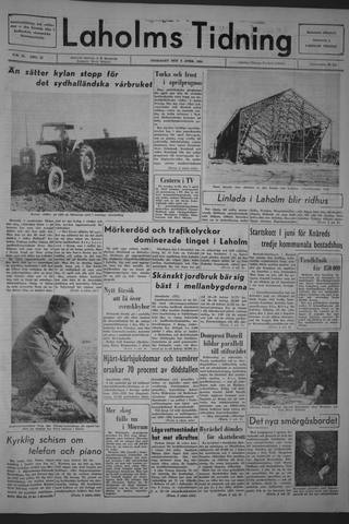 Förstasidan, Onsdag 8 april 1964
