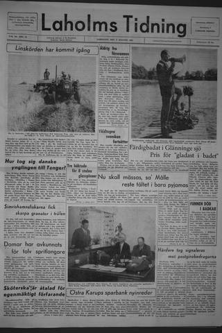 Förstasidan, Lördag 8 augusti 1964