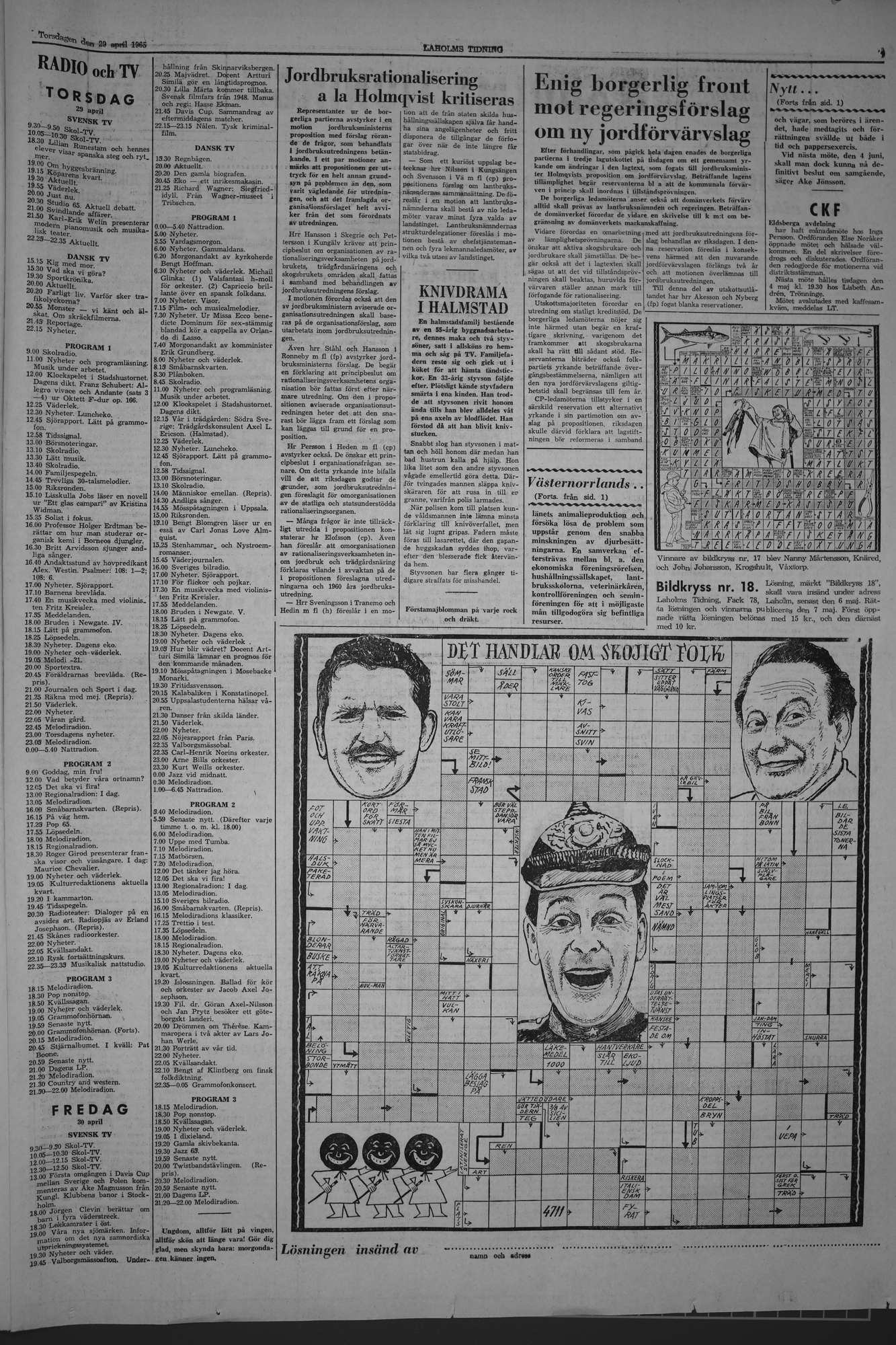 Laholms Tidning Torsdag 29 april 1965, sida 7