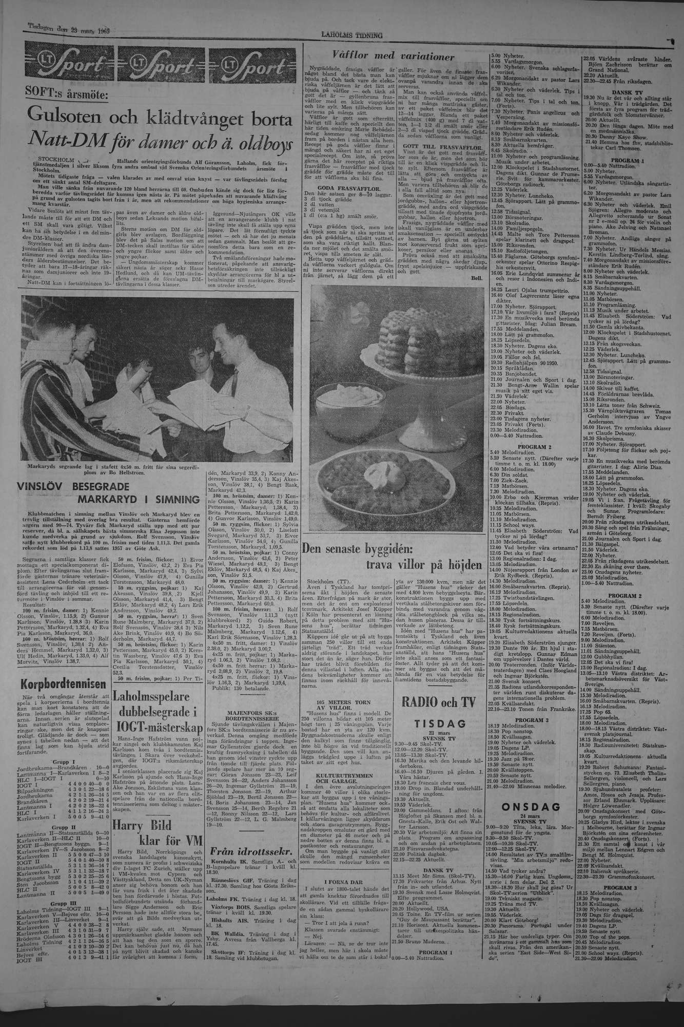 Laholms Tidning Tisdag 23 mars 1965, sida 7